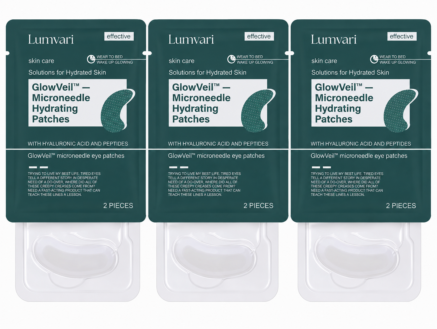 GlowVeil™ — Microneedle Hydrating Patches