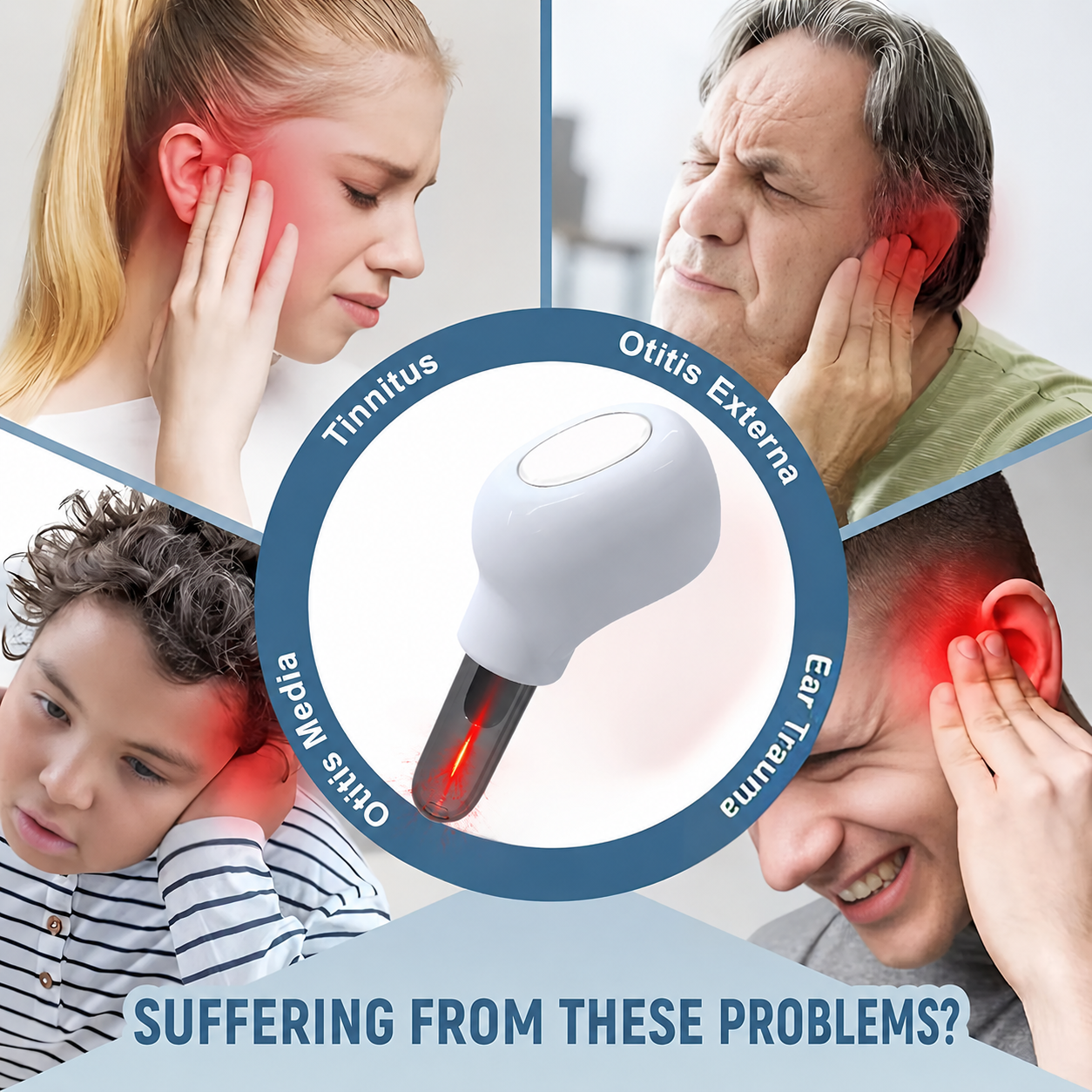 GlowEase™ — Wearable Red Light Device
