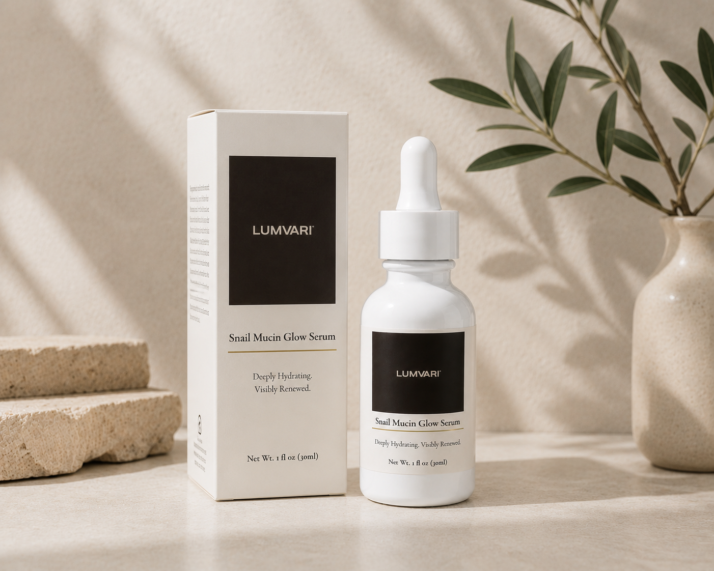 Lumvari™ Snail Mucin Glow Serum