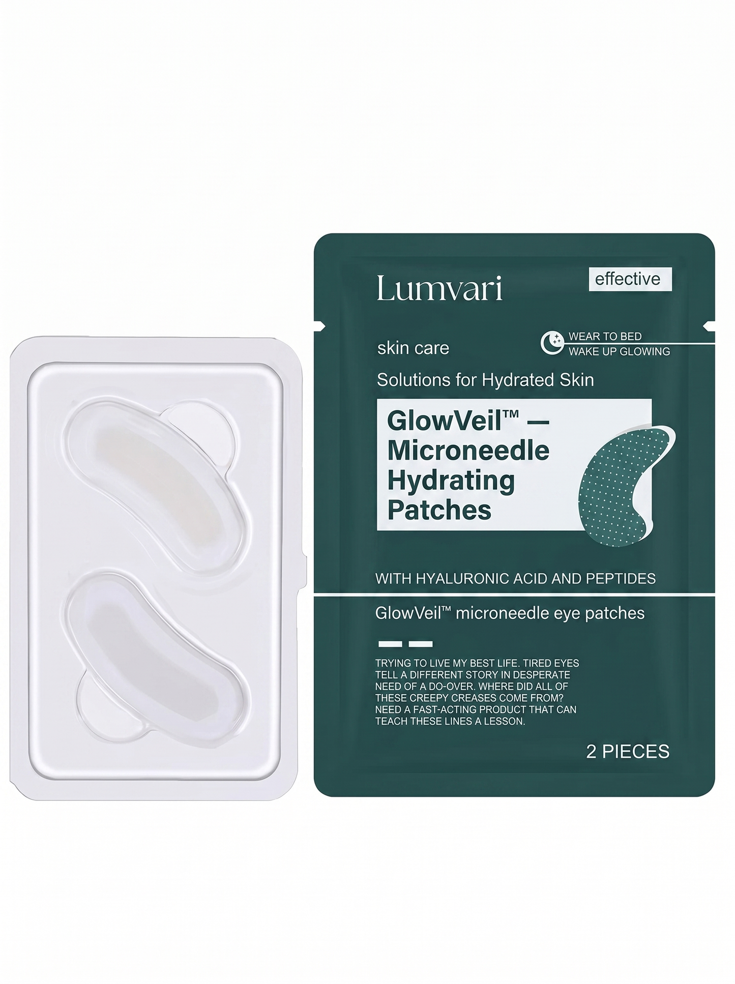 GlowVeil™ — Microneedle Hydrating Patches