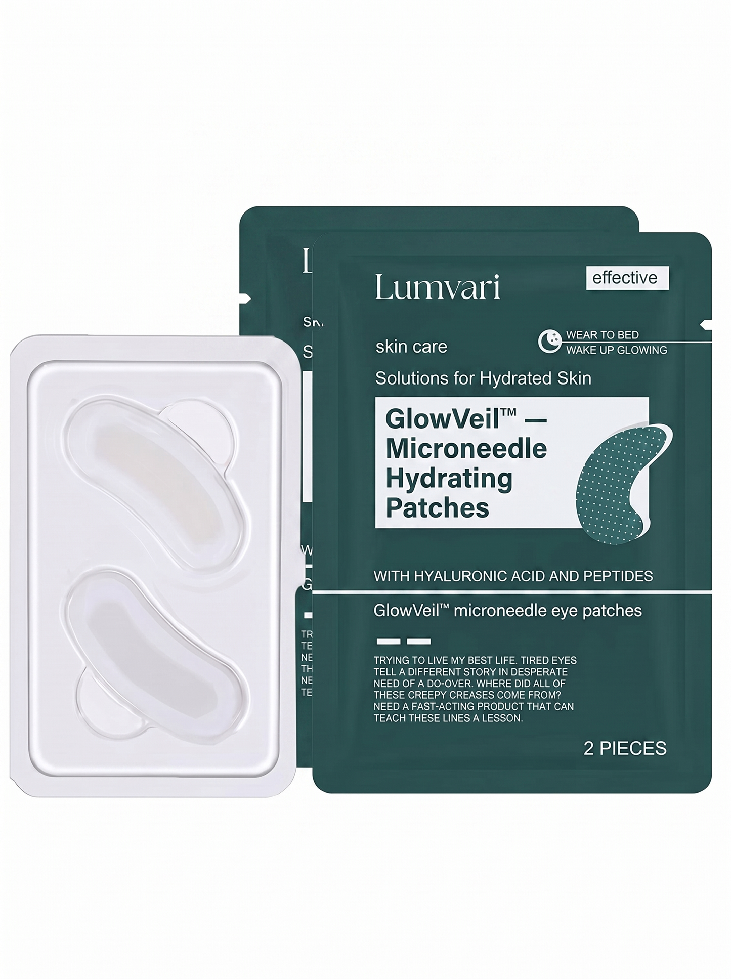 GlowVeil™ — Microneedle Hydrating Patches